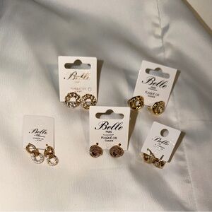 Gold plated Earrings Sets $25 each - Specify style desired in order